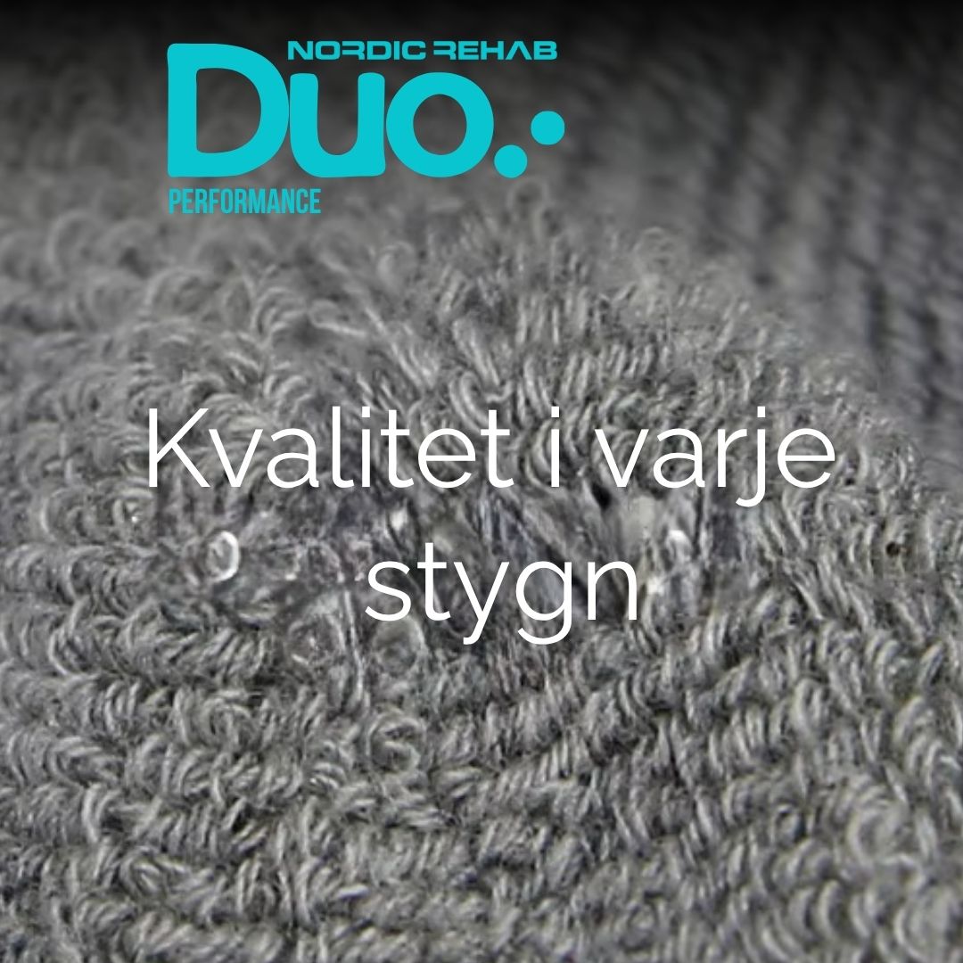 Närbild på materialet i Nordic Rehab Duo Performance – 5 zoners kompressionsstrumpor. Bilden visar den täta stickningen och premiumkvaliteten i varje stygn som ger hållbarhet, stöd och maximal komfort vid träning och återhämtning.